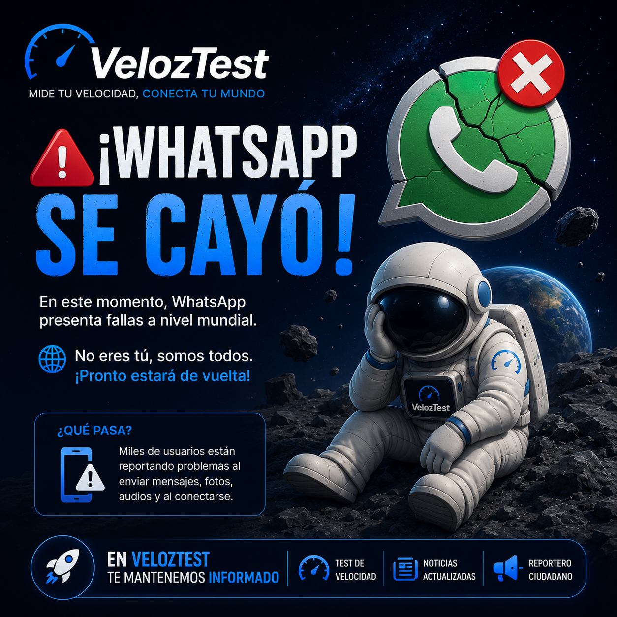 ¿WhatsApp presenta fallas? Usuarios reportan problemas para enviar imágenes y cuentas en revisión