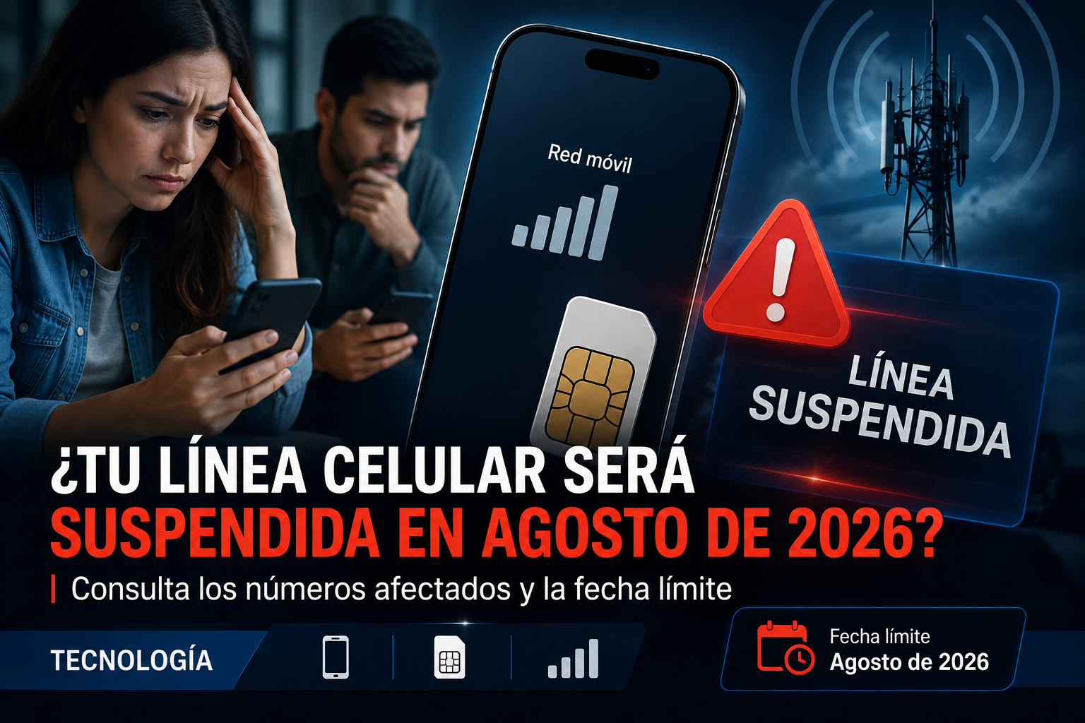 ¿Tu línea celular será suspendida en agosto de 2026? Consulta los números afectados y la fecha límite de registro