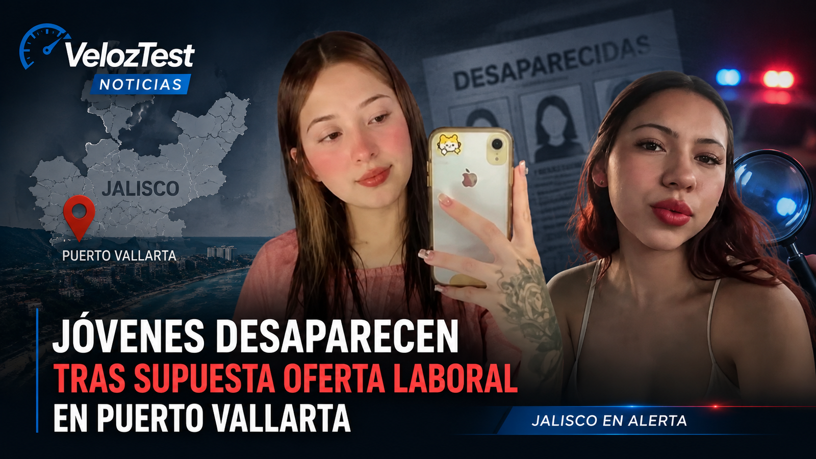 Desaparecen dos jóvenes en Jalisco tras aceptar supuesta oferta de trabajo en Puerto Vallarta