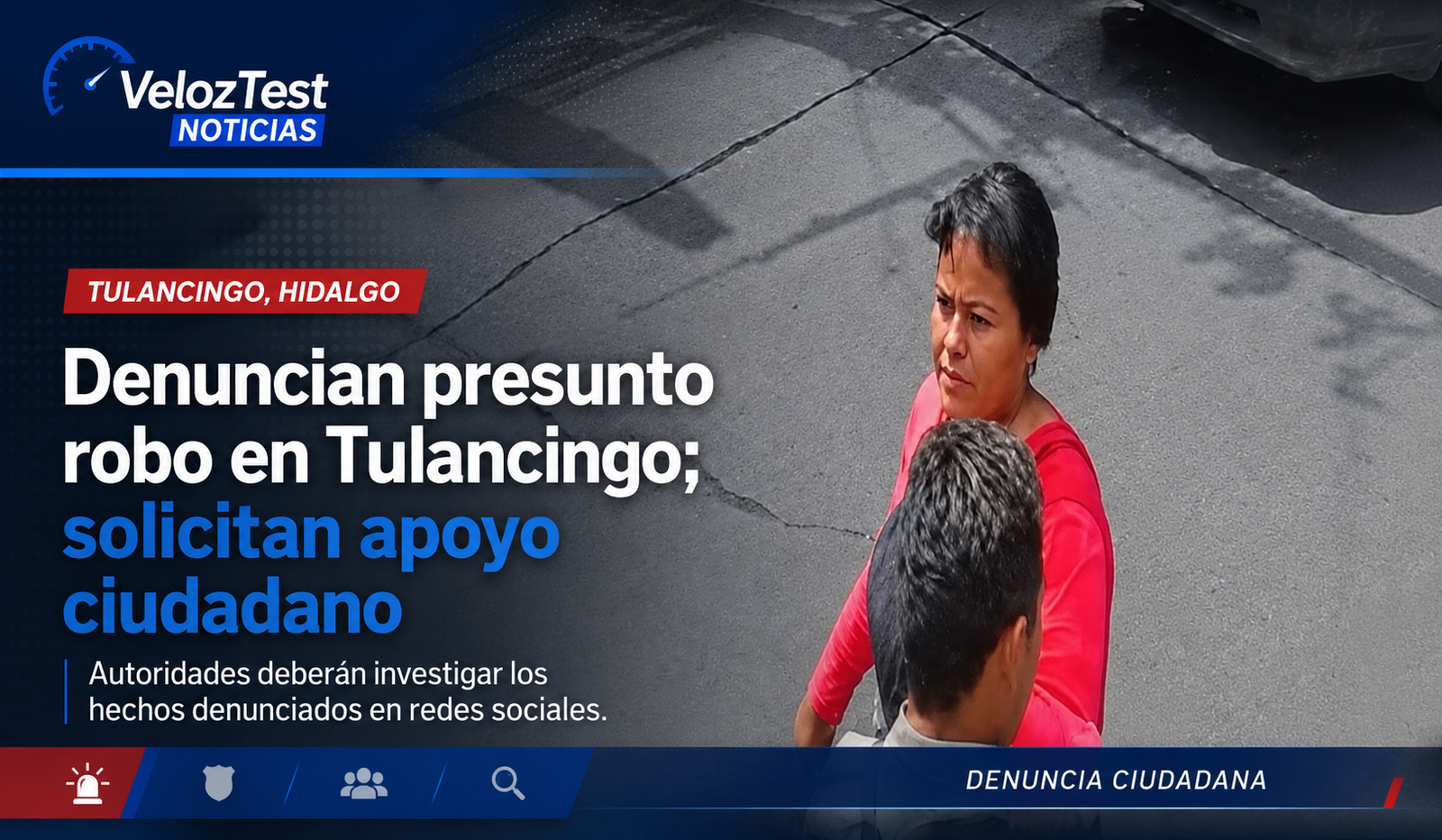 Denuncian presunto robo a una mujer al salir de Coppel en Tulancingo, Hidalgo
