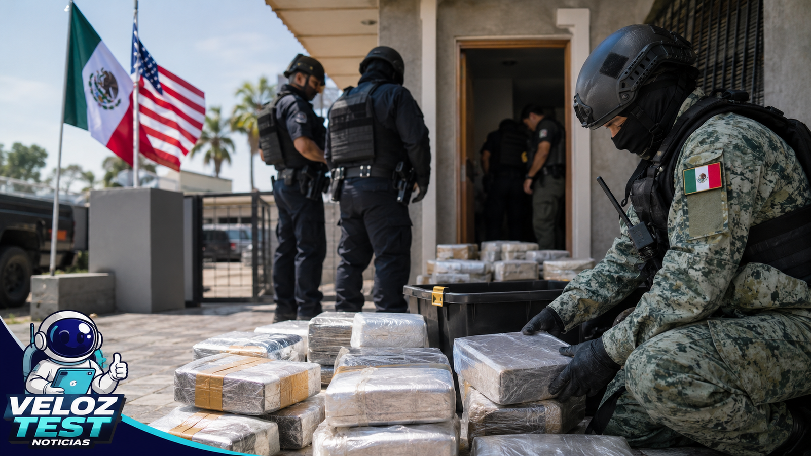 México decomisa 120 kilos de fentanilo en Mexicali tras intercambio de información con la DEA