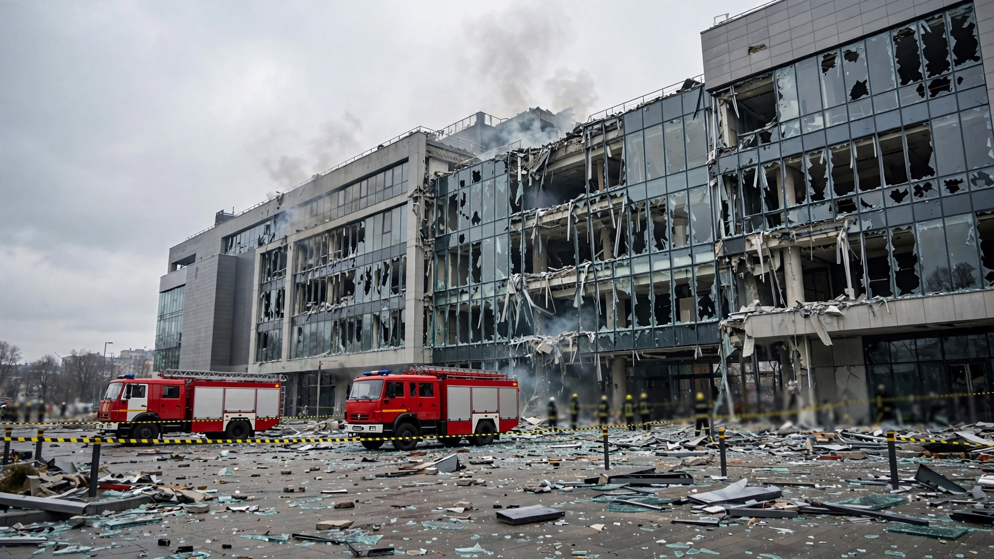 Ataque contra un centro comercial en Ucrania deja muertos y heridos, según autoridades