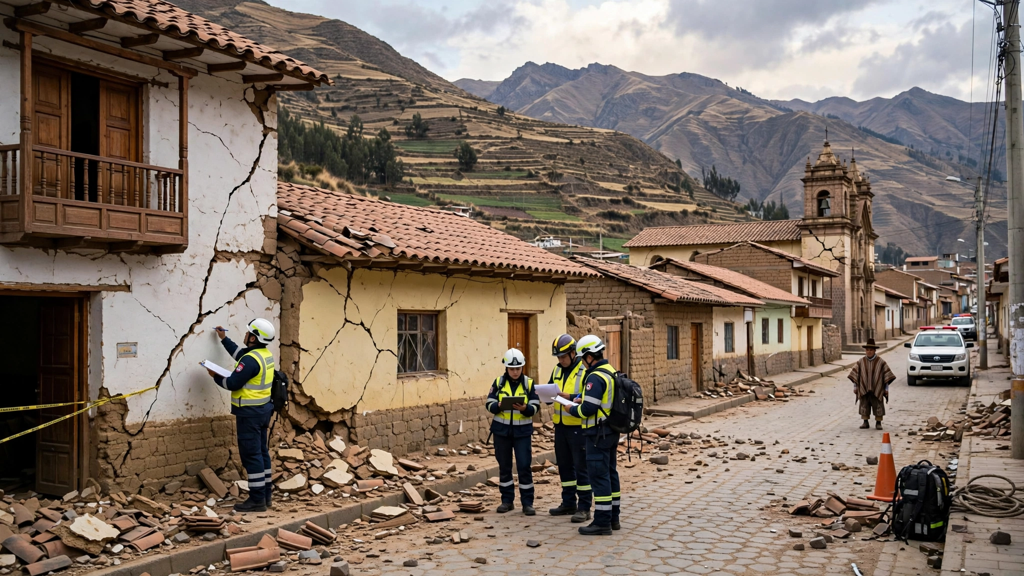 Perú evalúa los daños tras fuerte terremoto de magnitud 7.2 en Ayacucho